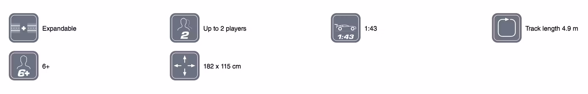 Skala 1/43 Analog racetrack Carrera GO: NASCAR Talladega Competition