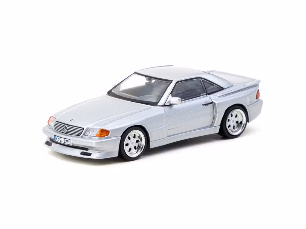 Skala 1/64 Mercedes-Benz SL 500 Koenig Specials Silver fr Tarmac Works - GLOBAL64