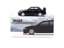 Skala 1/64 Mitsubishi Lancer GSR Evolution III Black fr Tarmac Works - GLOBAL64