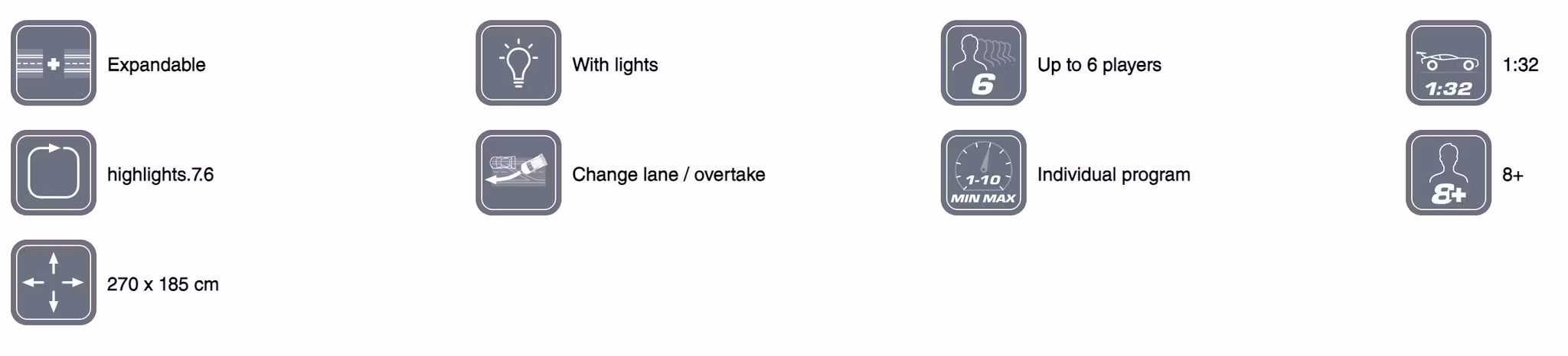 NEW! Skala 1/32 Digital slot racing track fr Carrera: Pole to Podium