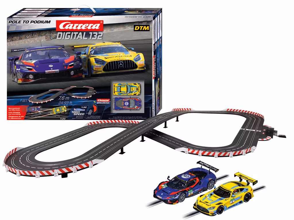 NEW! Skala 1/32 Digital slot racing track fr Carrera: Pole to Podium