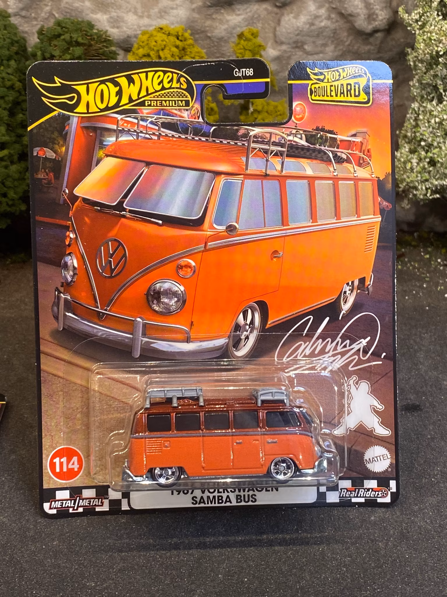 Skala 1/64 Hot Wheels Premium, Boulevard: 1967 Volkswagen Samba Bus