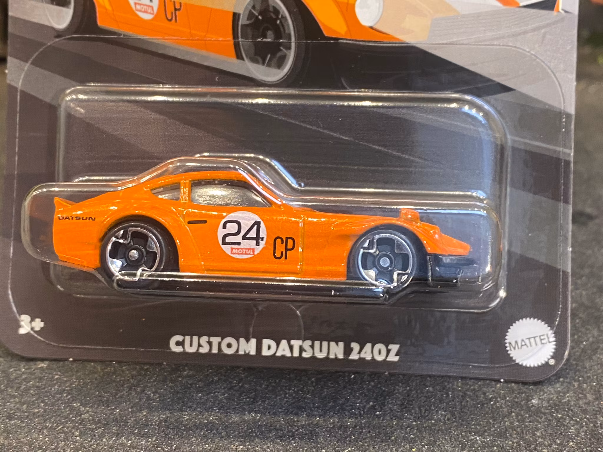 Skala 1/64 Hot Wheels - Vintage Racing Club: Custom Datsun 240Z, Orange