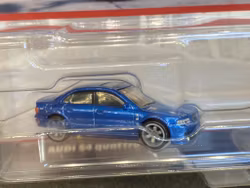 Skala 1/64 Hot Wheels Premium 2-pack: Audi S4 Quattro & Audi R8 LMS