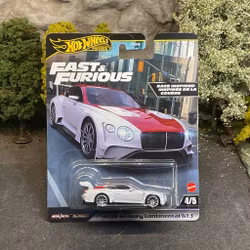 Skala 1/64 Hot Wheels Premium "Fast & Furious": Bentley Continental GT3 2018'