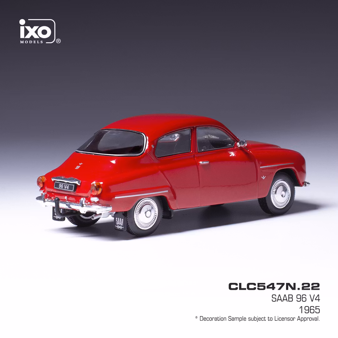 Skala 1/43 Saab 96, 1965, red fr IXO Models