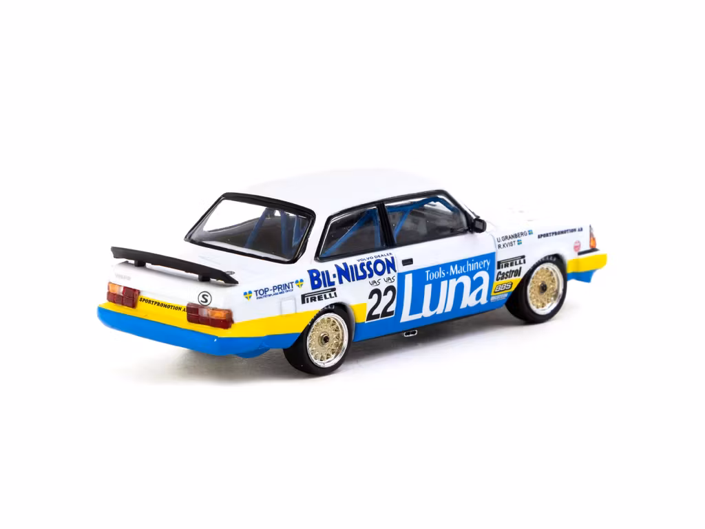 NEW! Skala 1/64 Volvo 240 Turbo (242) ETCC Zolder 1984 " LUNA" Winner fr TARMAC