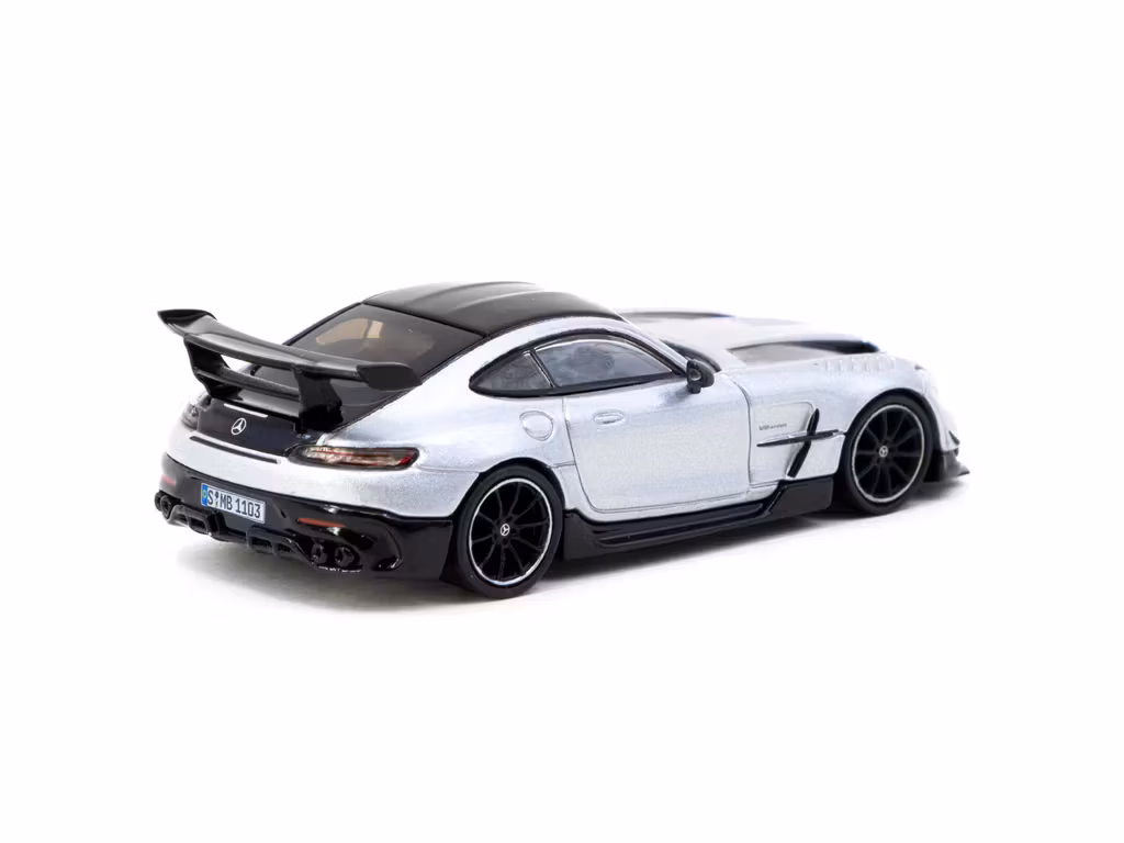 Skala 1/64 Mercedes-Benz AMG GT Black Series Silver Metallic fr Tarmac Works - GLOBAL64