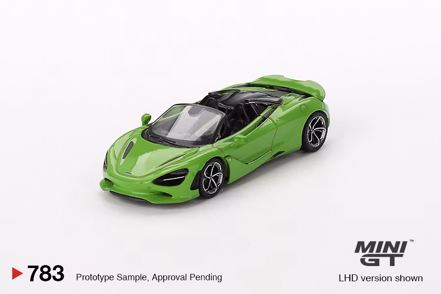 Skala 1/64 - McLaren 750S Spider Mantis Green fr MINI GT (783)