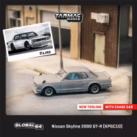 Skala 1/64 Nissan Skyline 2000 GT-R (KPGC10) Silver fr Tarmac Works