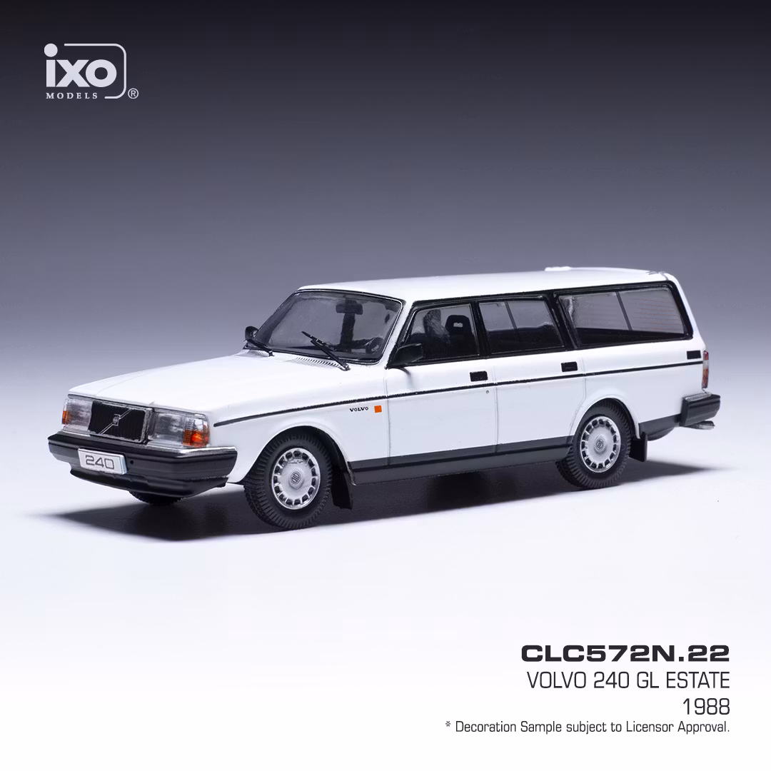 Skala 1/43 Volvo 240 GL Estate (245) 1990, white fr IXO Models