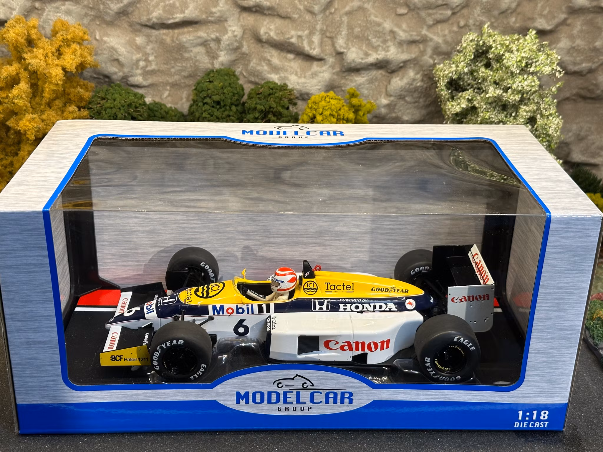 Skala 1/18 Williams FW11 #6 N.Piquet, Brazilian GP 86' fr MCG/Model Car Group