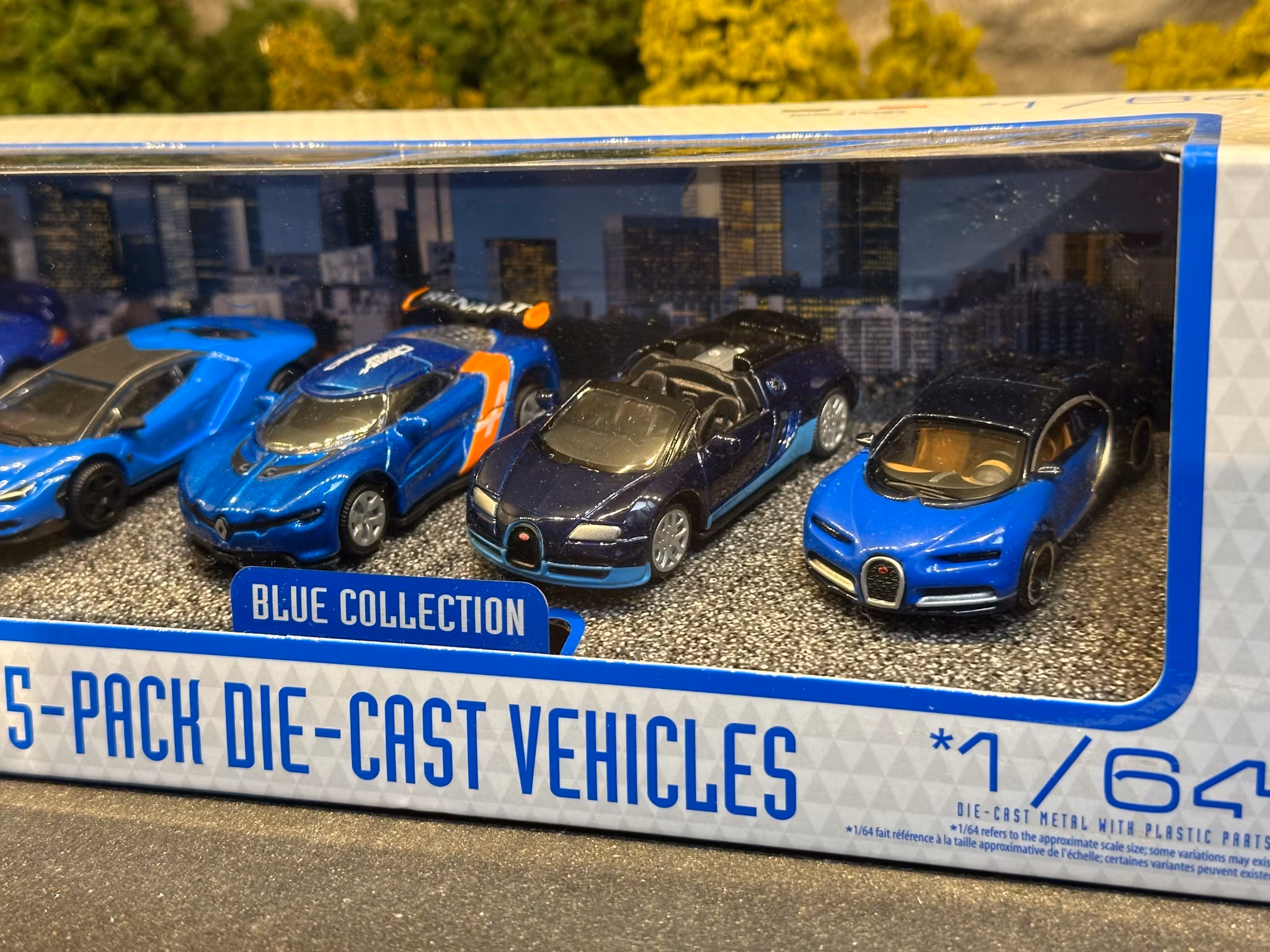 Skala 1/64 - 5-pack, Blue collection fr Bburago