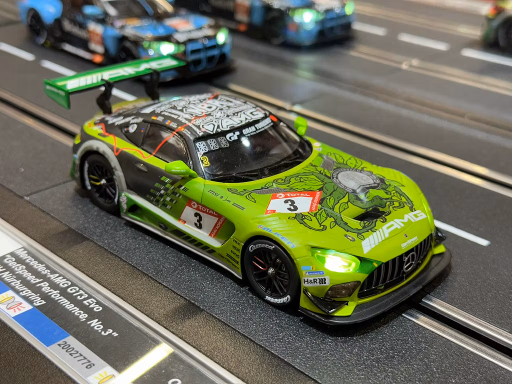 Skala 1/32 Analogue slot car fr Carrera: Mercedes-AMG GT3 Evo #3 GetSpeed Performance, 24H Nürburgring