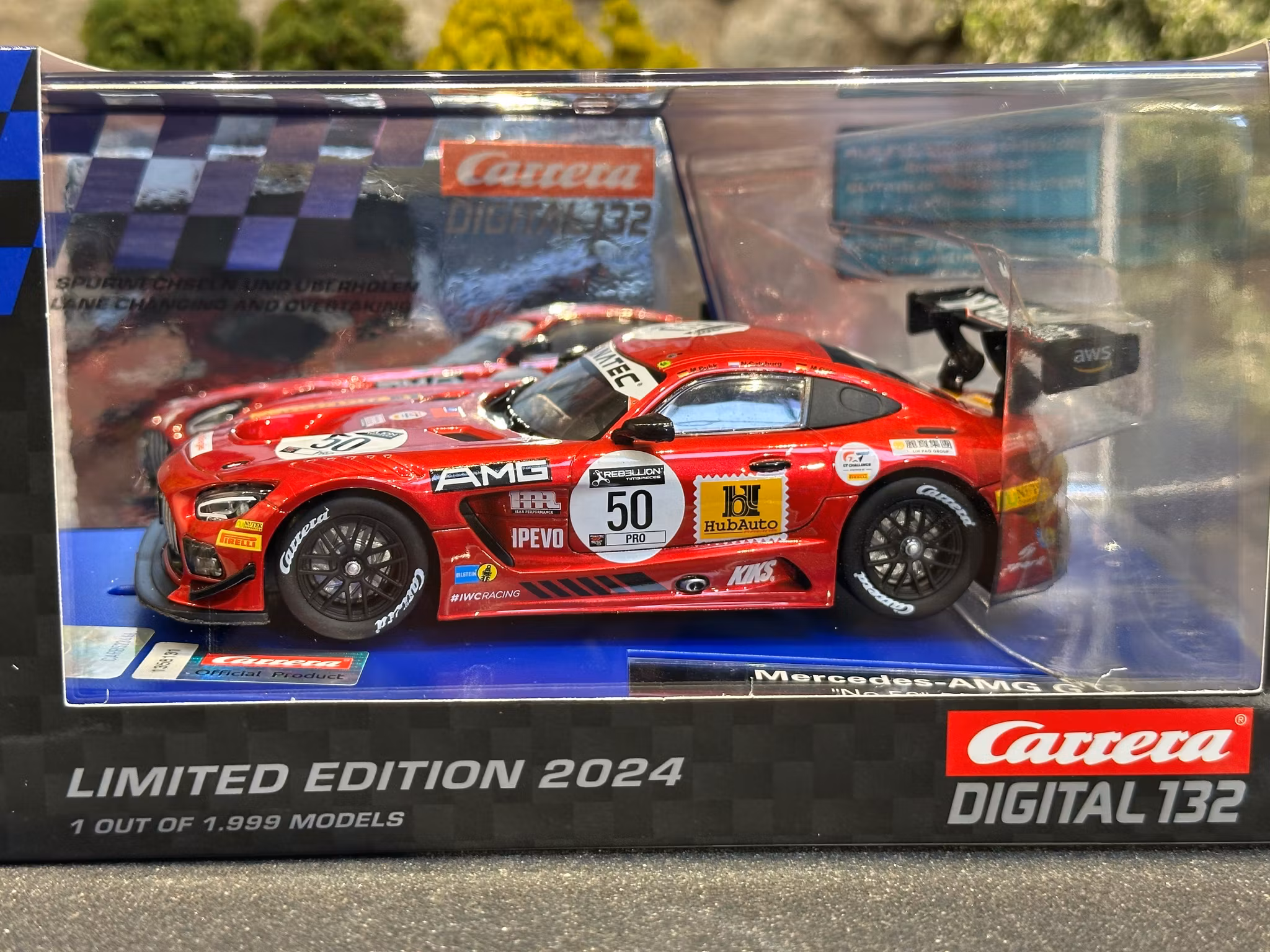Skala 1/32 Digital/Analog slotcar fr Carrera: Mercedes-AMG GT3 #50 Spa 2021, Limited Edition 2024