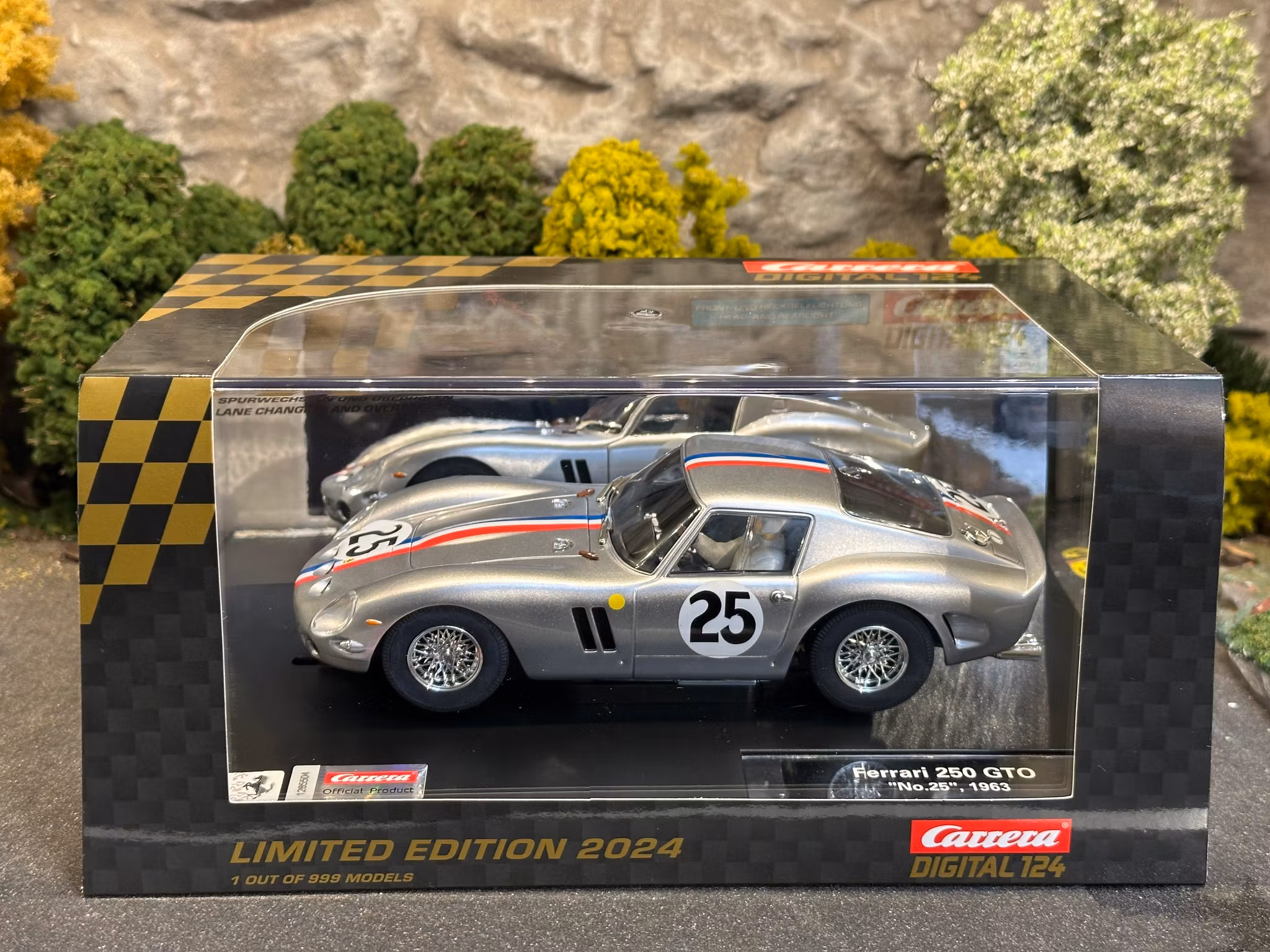 Skala 1/24 Digital/An. slot car fr Carrera: Ferrari 250 GTO GT3, Lim Ed 2024