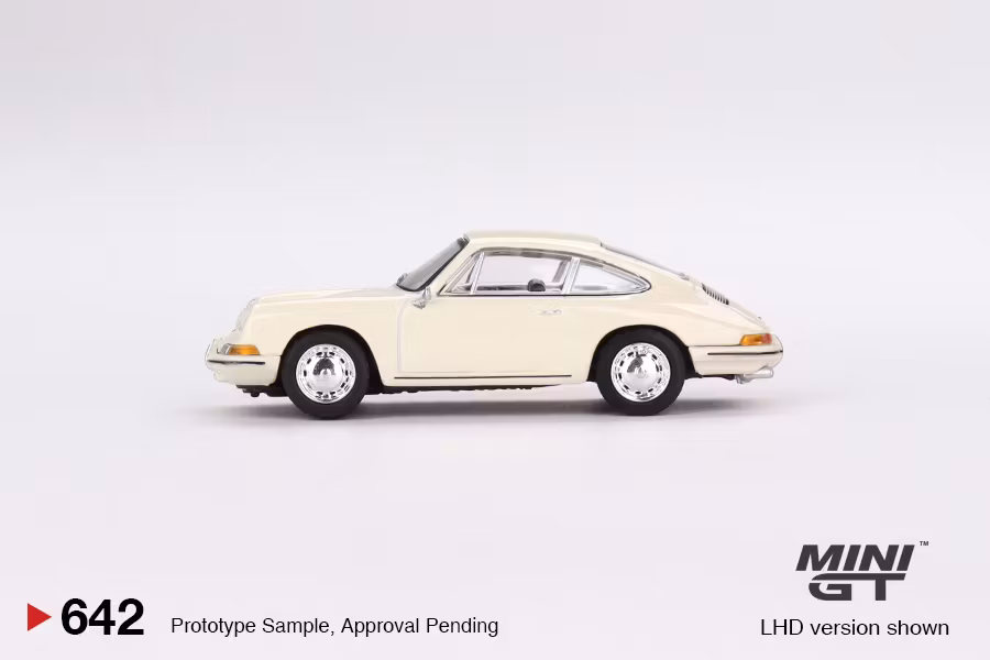 Skala 1/64 Porsche 901 (911) 1963 'Ivory' fr MINI GT (642)