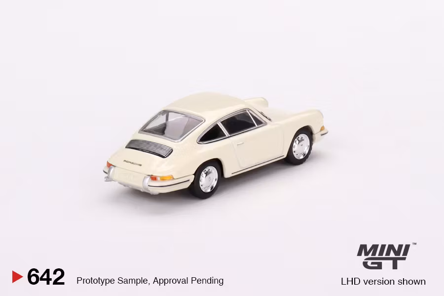 Skala 1/64 Porsche 901 (911) 1963 'Ivory' fr MINI GT (642)