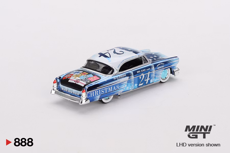 Skala 1/64 Lincoln Capri Christmas Hot Rod by Tim Sadchikov 2024 Christmas Edition fr MINI GT (888)