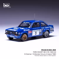 Skala 1/43 - Ford Escort MK II RS 1800 #3 Curcuit of Ireland 1980 fr IXO Models (RAC440.22)
