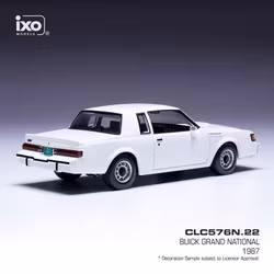 Skala 1/43 Buick Grand National 1987 fr IXO Models (CLC576N.22)