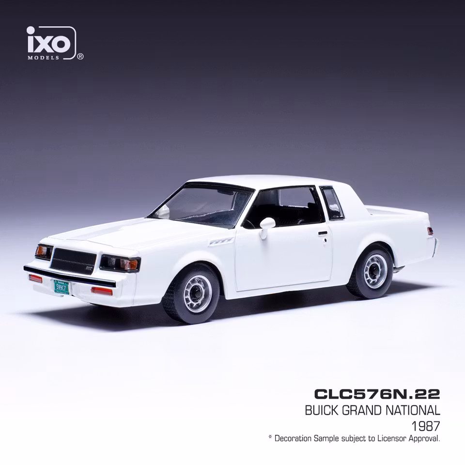 Skala 1/43 Buick Grand National 1987 fr IXO Models (CLC576N.22)
