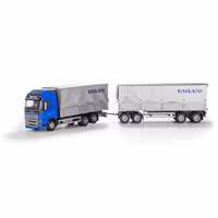 Skala 1/25 VOLVO FH16 TRUCK + TRAILER, BLUE fr Emek