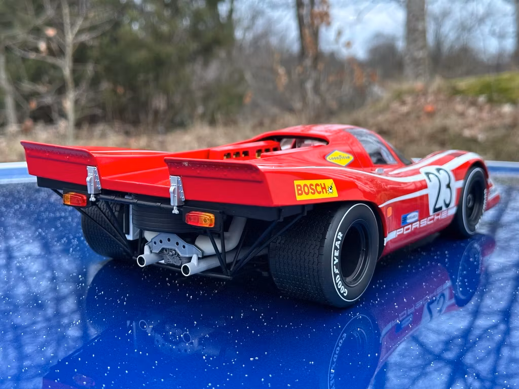 Skala 1/12 Porsche 917K 24H France 1970 Attwood/Herrmann Winner (R23)fr Norev