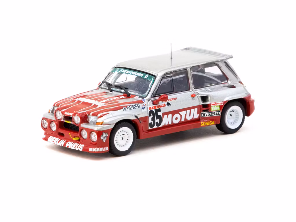 Skala 1/64 Renault 5 MAXI Turbo European Hill-Climb Championship 1987 Giovanni Rossi #35 fr Tarmac Works
