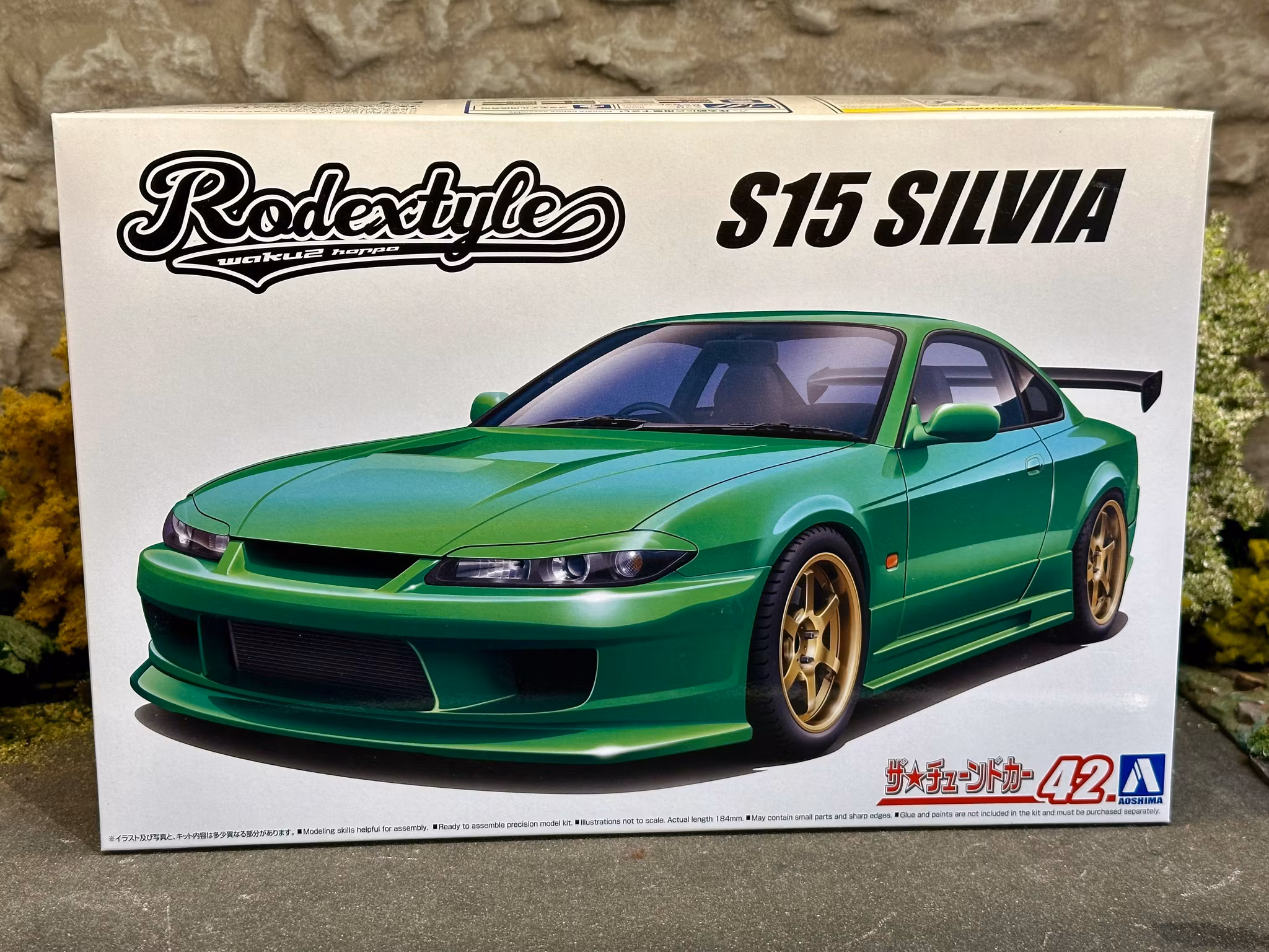 Skala 1/24 Rodextyle Waku2 Hoppo, S15 Silvia, plastic modelkit fr Aoshima