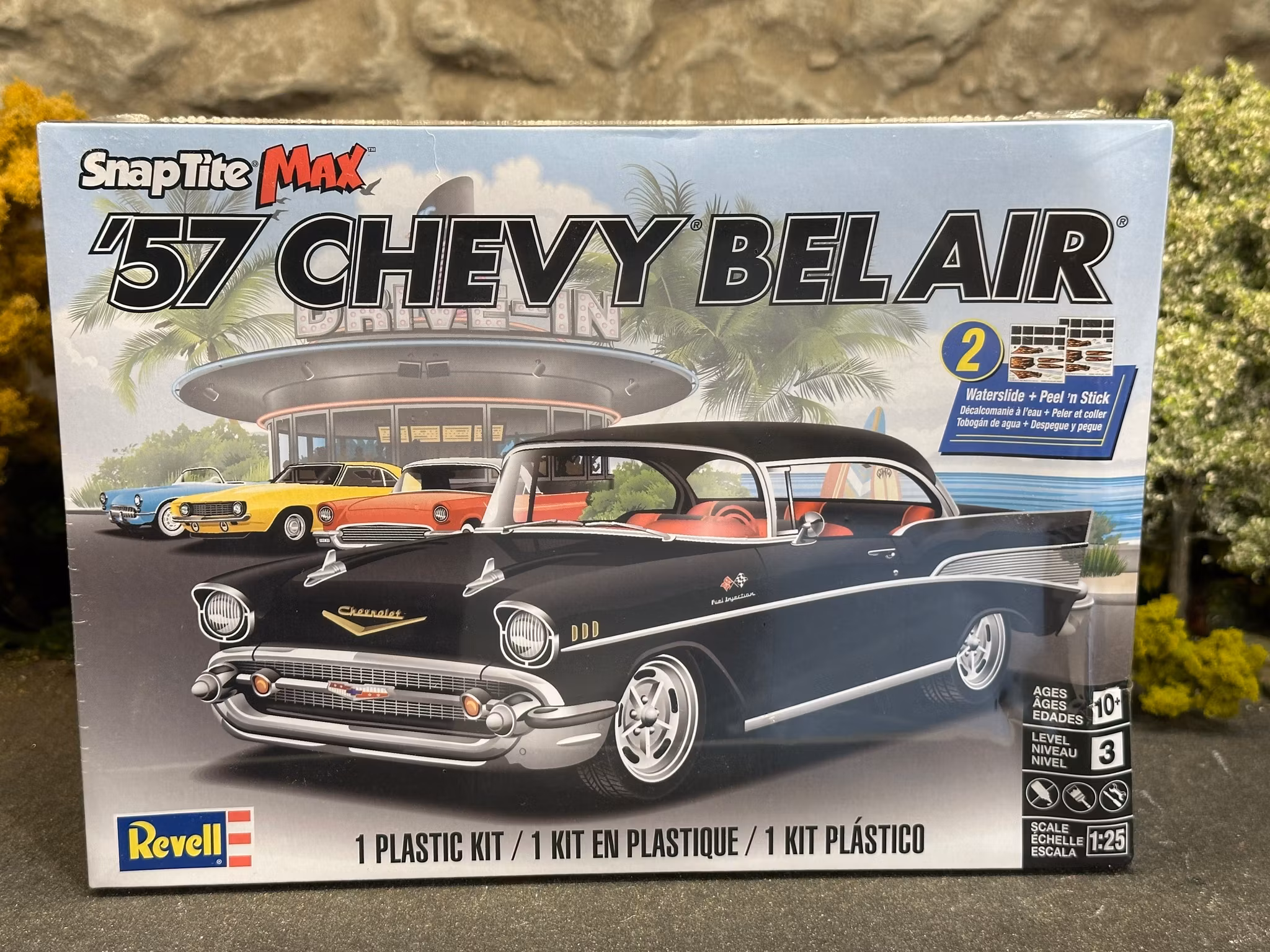 Skala 1/25 Plastic kit: Chevrolet Bel Air 1957' fr Revell Snaptite Max