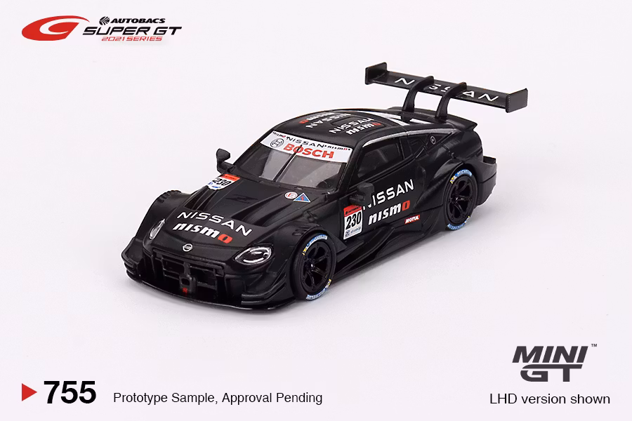 Skala 1/64 Nissan Z GT500 #230 2021 NISMO Presentation fr MINI GT (755)