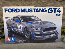 Skala 1/24 Ford Mustang GT4, Plastic building kit fr Tamiya