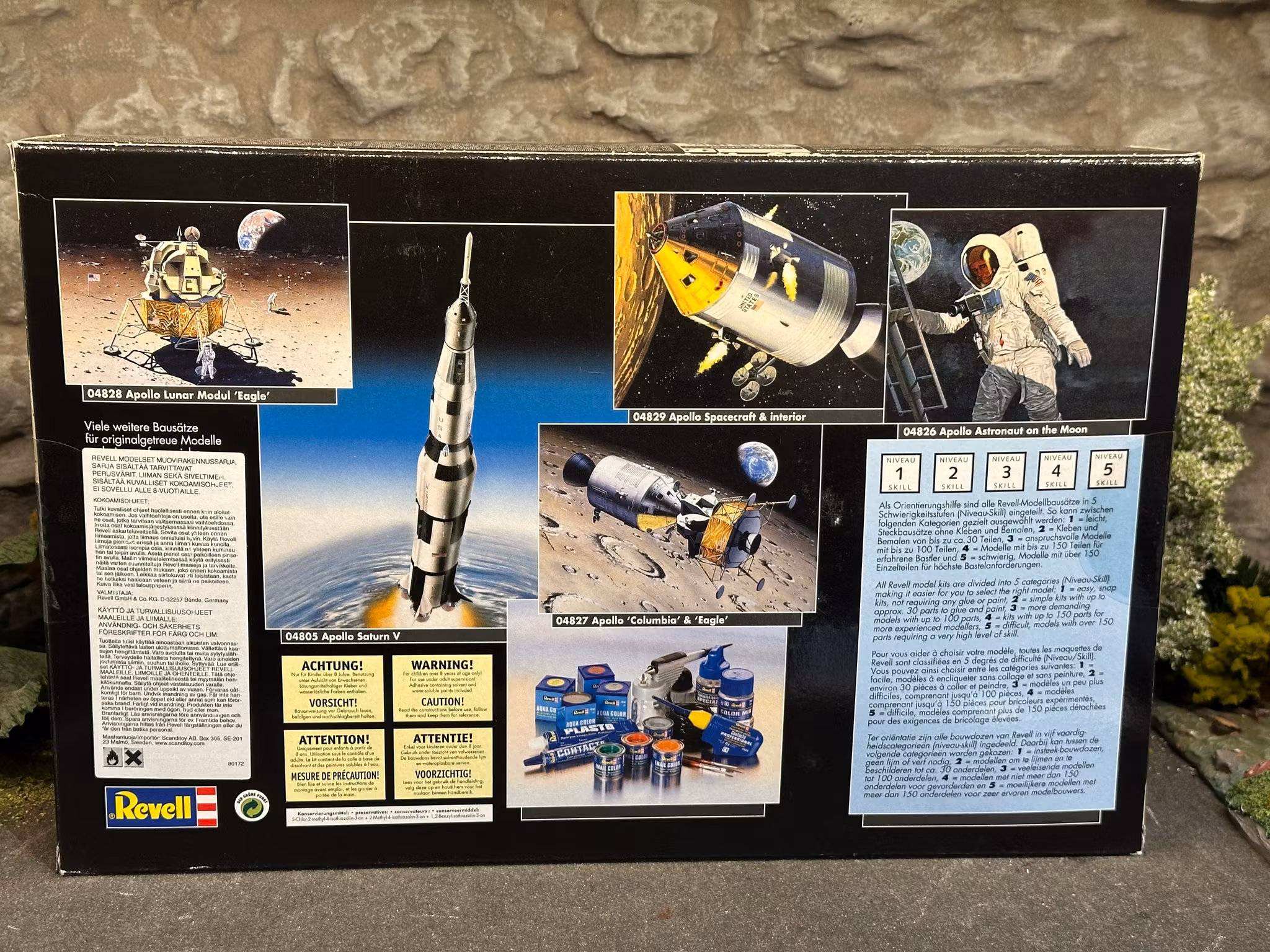 Skala 1/48 APOLLO Lunar Module Eagle, Plastic building kit fr Revell "Jubileumsmodell"