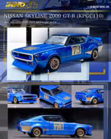 Skala 1/64 NISSAN SKYLINE 2000 GT-R (KPGC110) Racing Concept 1972 fr Inno64