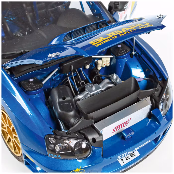 Skala 1/8 Subaru Impreza Solberg/Mills in metal, w light, etc. fr Ixo Collections - Diamant8