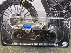 Skala 1/64 Hot Wheels - Motorcycle Club: Ducati Scrambler Hot Wheels Edition