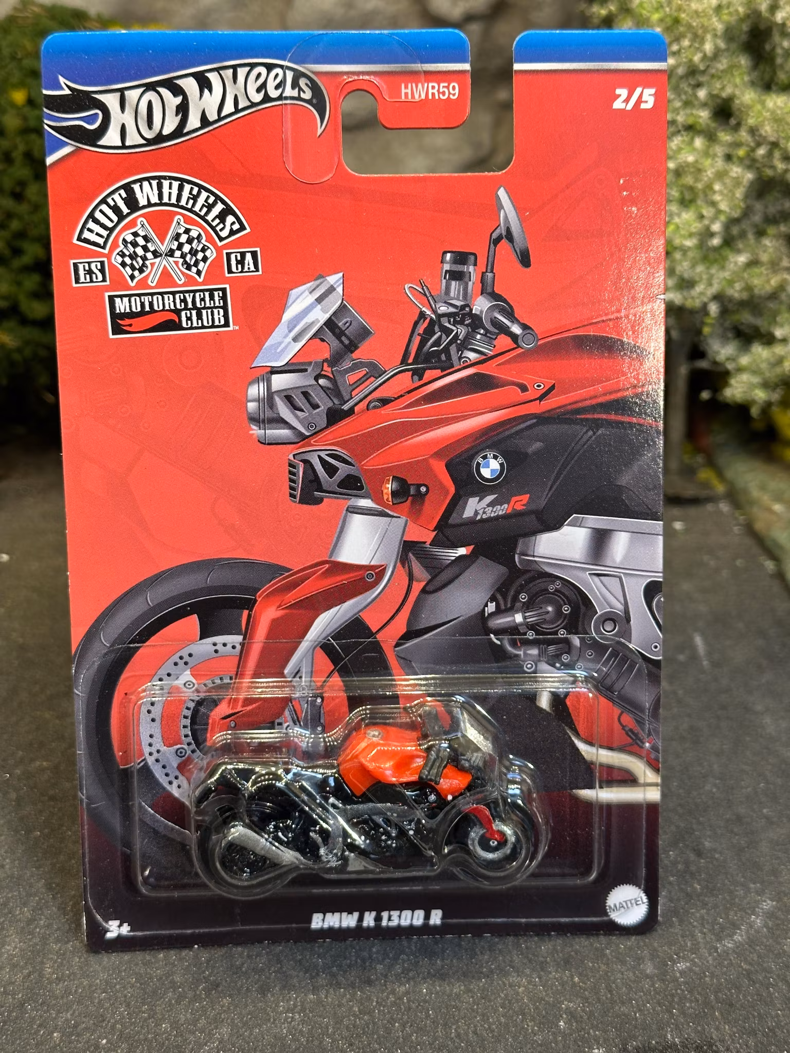 Skala 1/64 Hot Wheels - Motorcycle Club: BMW K 1300 R
