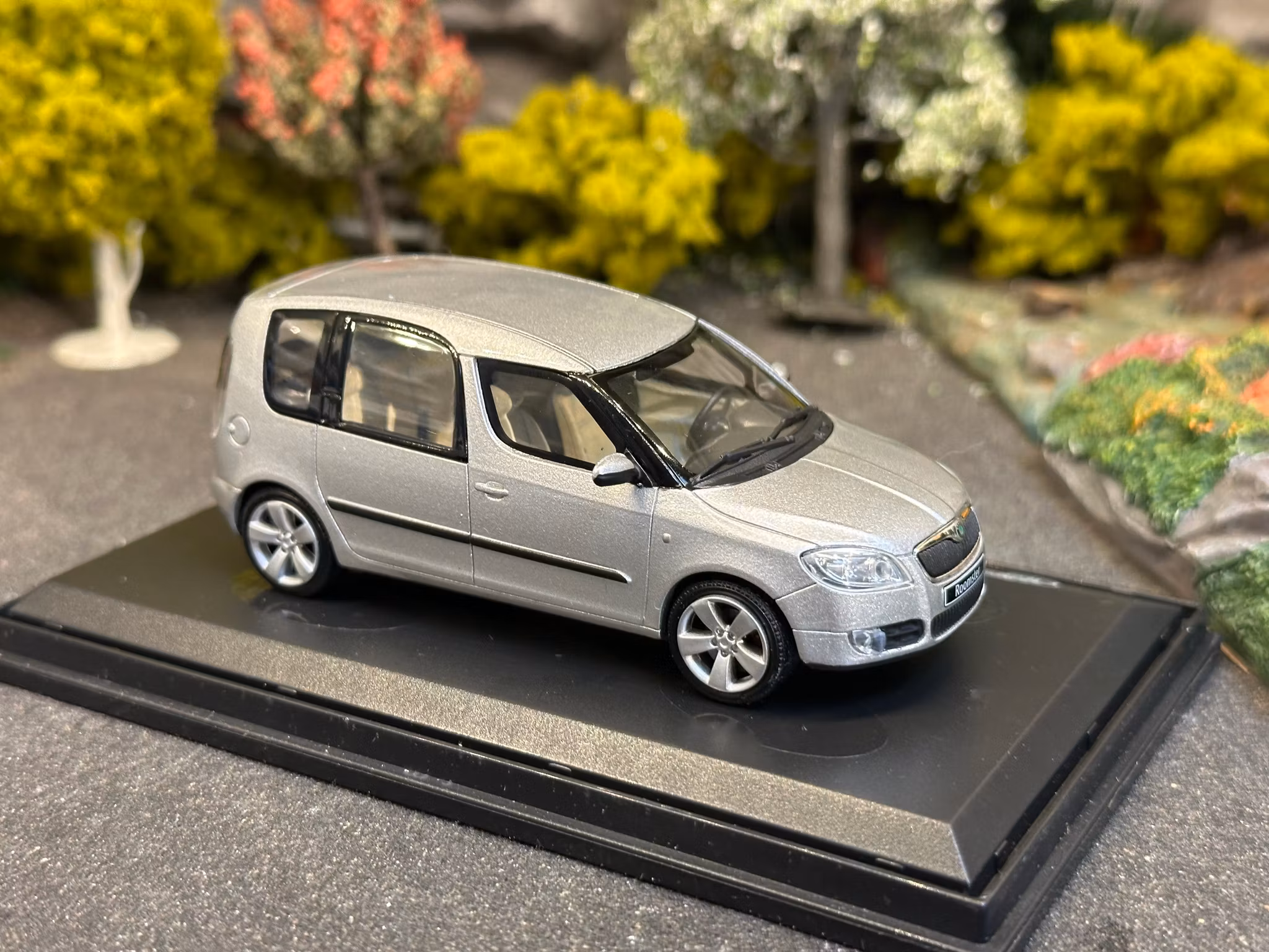 Skala 1/43 Škoda Roomster, Silver fr Abrex