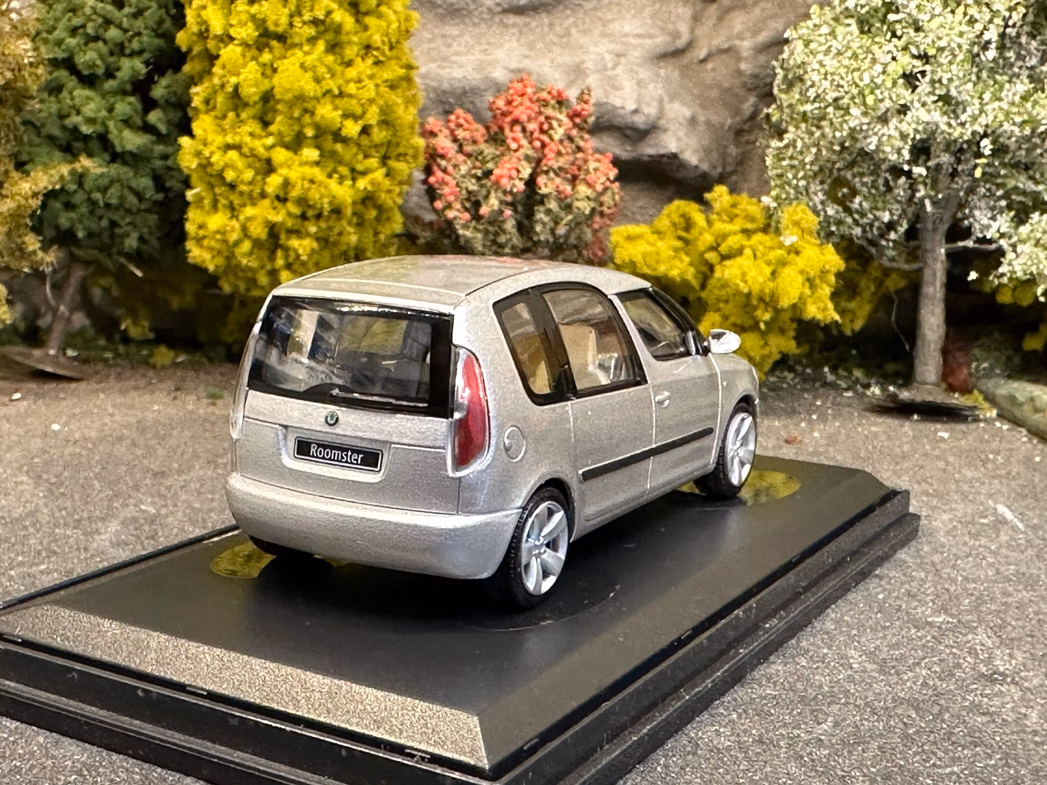 Skala 1/43 Škoda Roomster, Silver fr Abrex