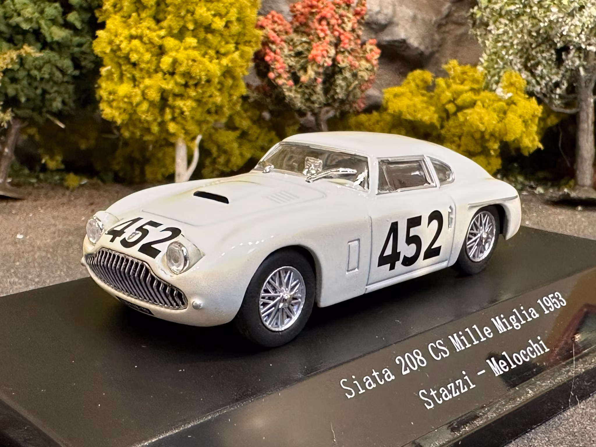 Skala 1/43 Siata 208 CS Mille Miglia 1953 Stazzi - Melocci fr Starline