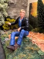 Skala 1/18 Figure: Trucker Günther sitting in Truck - ROAD KING - KK-Scale