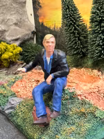 Skala 1/18 Figure: Trucker Günther sitting in Truck - ROAD KING - KK-Scale