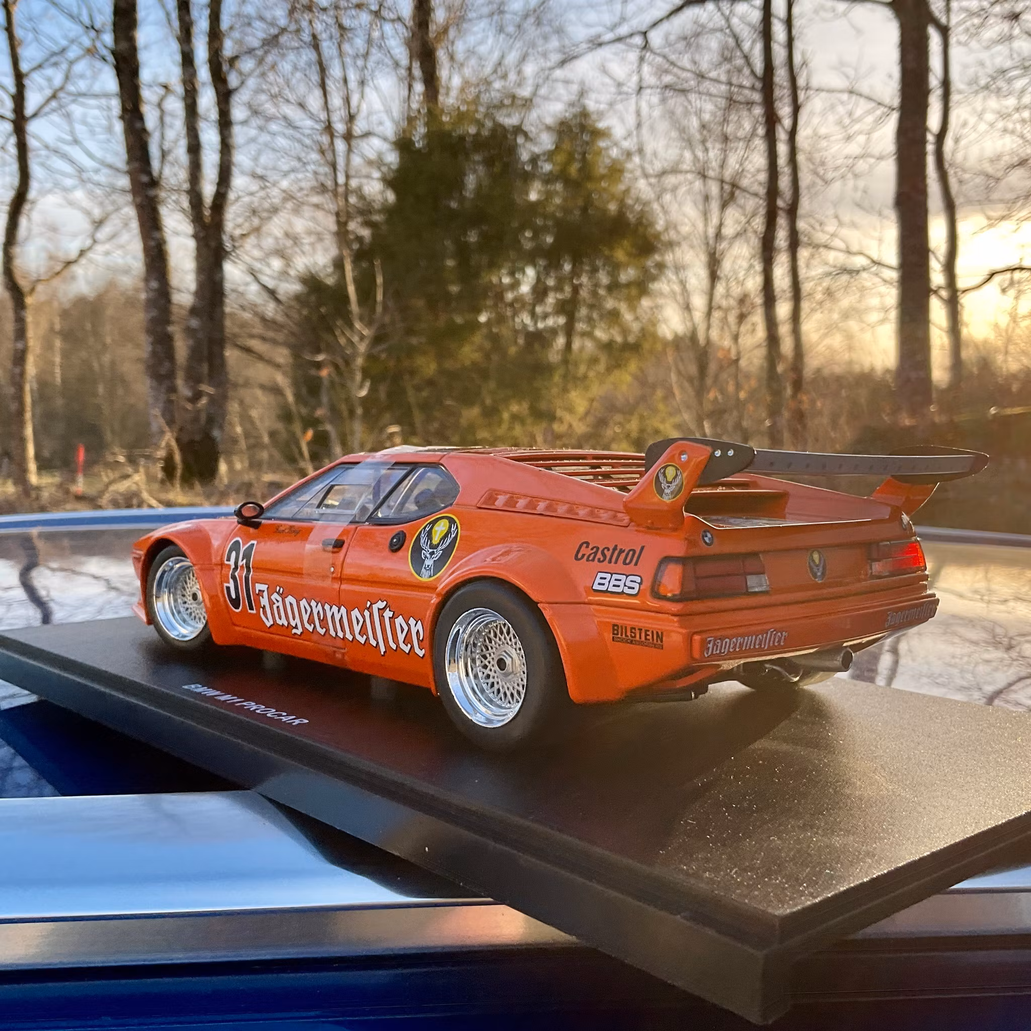 Skala 1/18 BMW M1 Procar, DRT Nürburgring, Kurt König fr WERK83