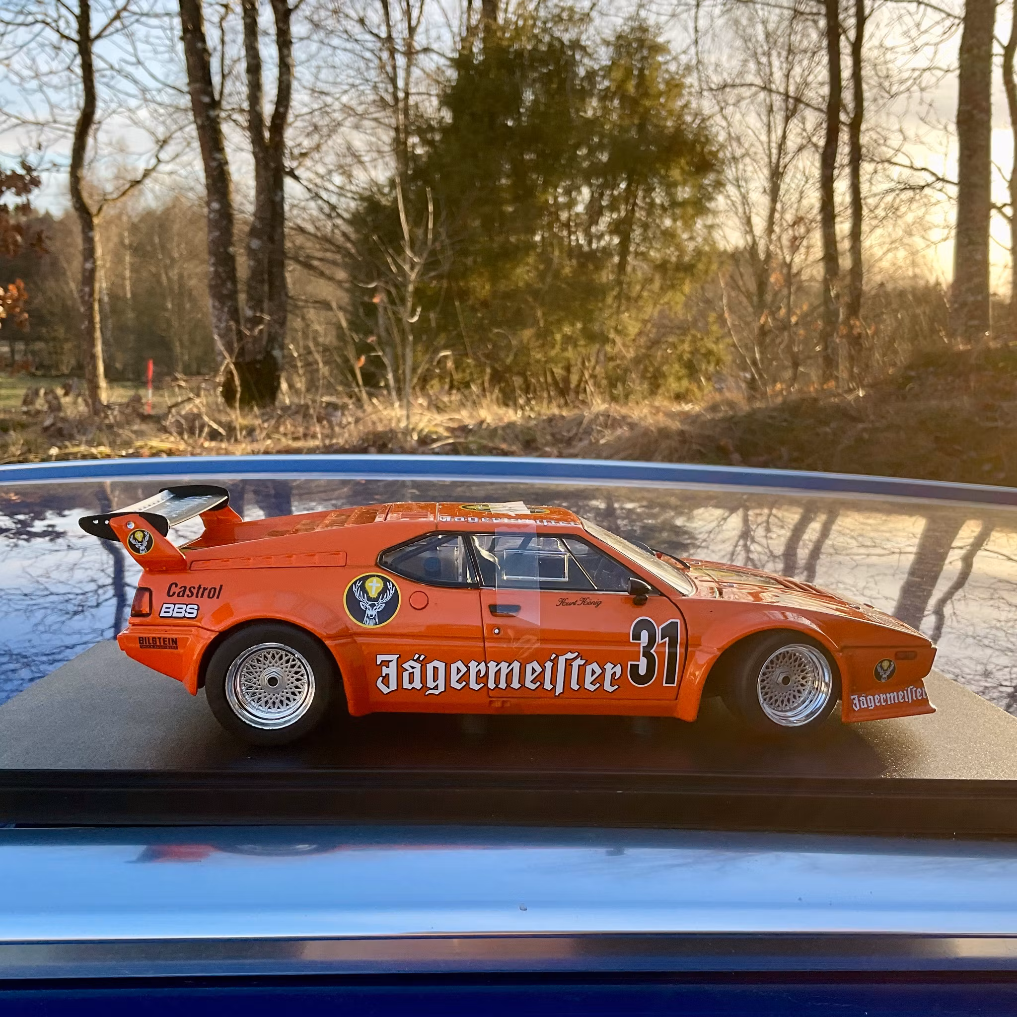 Skala 1/18 BMW M1 Procar, DRT Nürburgring, Kurt König fr WERK83