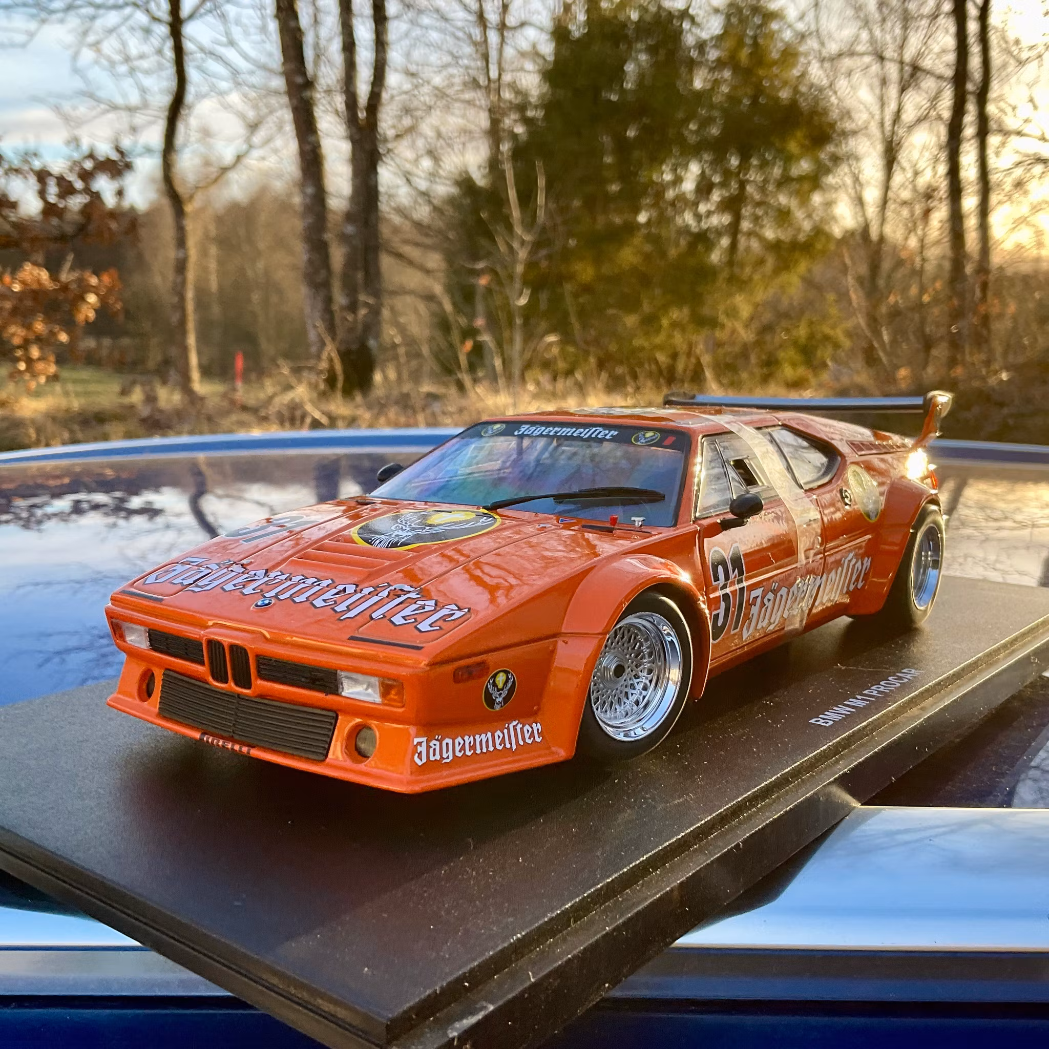 Skala 1/18 BMW M1 Procar, DRT Nürburgring, Kurt König fr WERK83