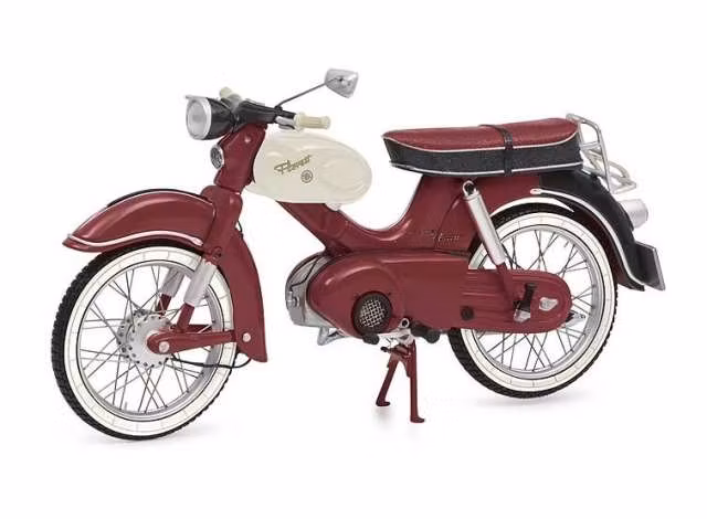 Skala 1/10 Motorcycle fr Schuco: Kreidler Florett Super, red/beige