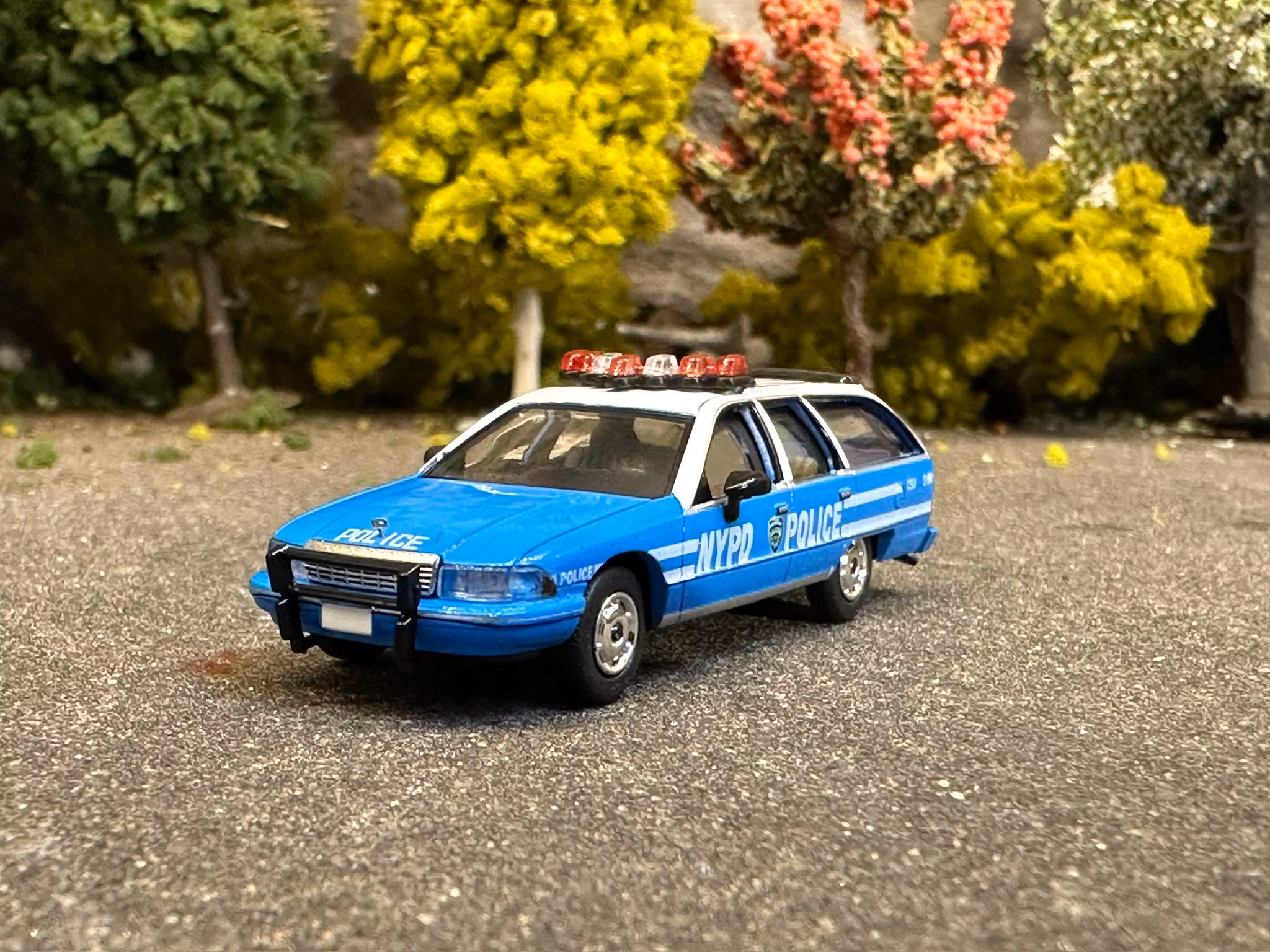 Skala 1/87 - Chevrolet Caprice Station Wagon, NYPD Police car fr PCX87