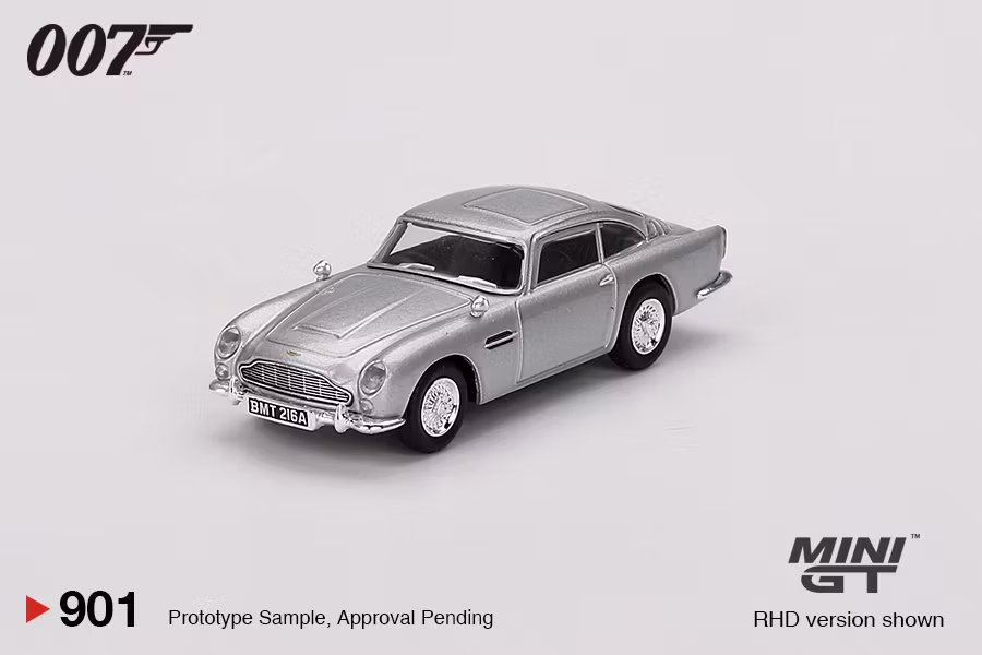 Skala 1/64 Aston Martin DB5 “Thunderball” fr MINI GT (901 007E)