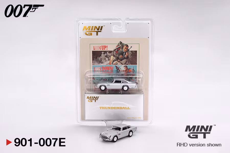 Skala 1/64 Aston Martin DB5 “Thunderball” fr MINI GT (901 007E)